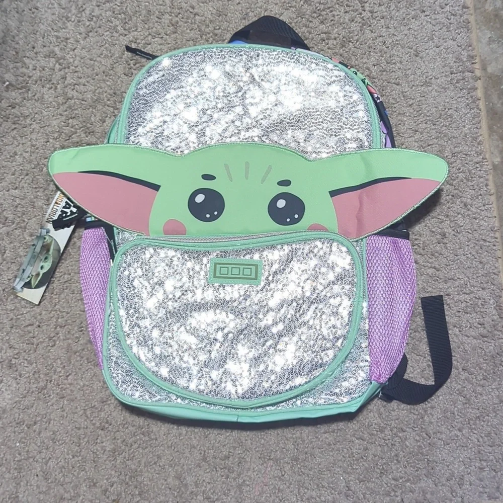 Disney star wars  Grogu backpack kids green